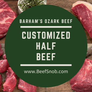 Customized Half Beef - $400 Deposit